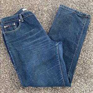EUC Tommy Hilfiger Dark Wash Straight Leg Jeans 12